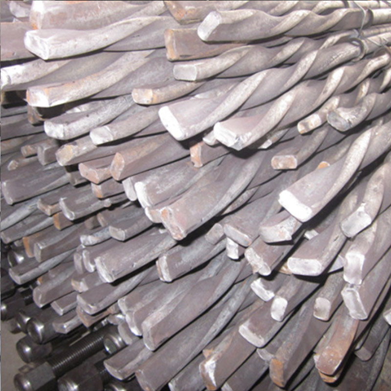 Twisted Anchor Rods for Mining