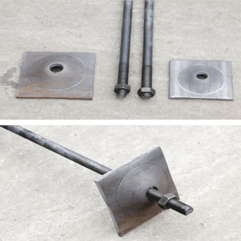 Anchor Fittings For Steel Plate Drilling 150*150*8