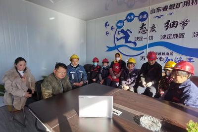 ​Första lektionen 2024 om arbetssäkerhet hölls av Ruiyu-personal.